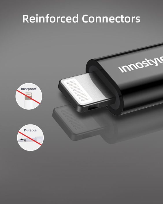 Cáp USB-C to Lightning MFI 1.5m Innostyle PowerFlex